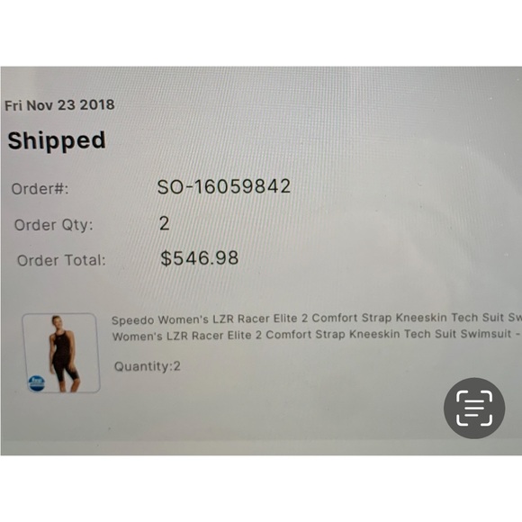 Speedo LZR Racer Elite 2 open back kneeskin tech suit size 24 - Picture 10 of 10